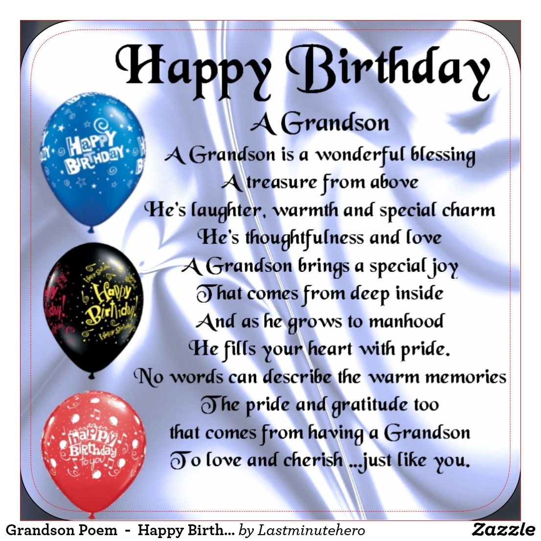 birthday wishes to grandson