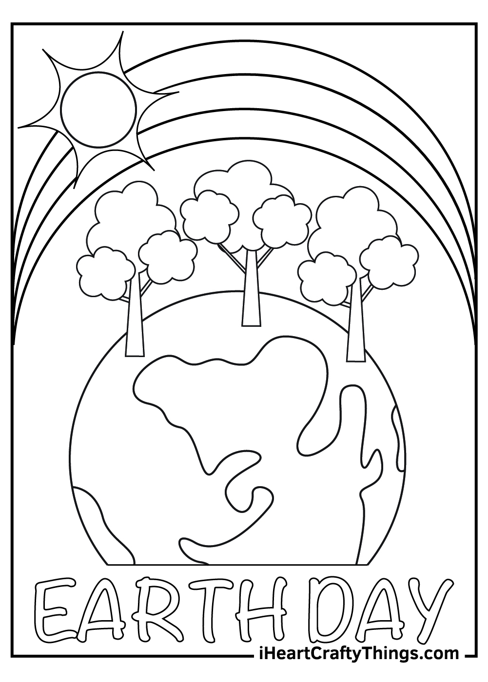 10 Earth Day Coloring Pages 100 Free Printables 