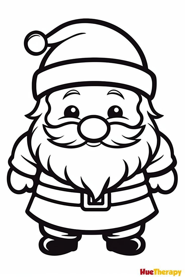 Santa Claus Pictures Coloring Sheets