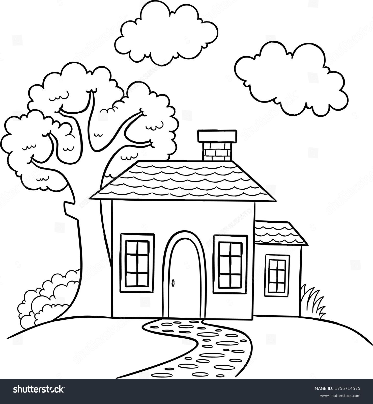 10 Thousand House Coloring Pages Kids Royalty Free Images Stock Photos Pictures Shutterstock