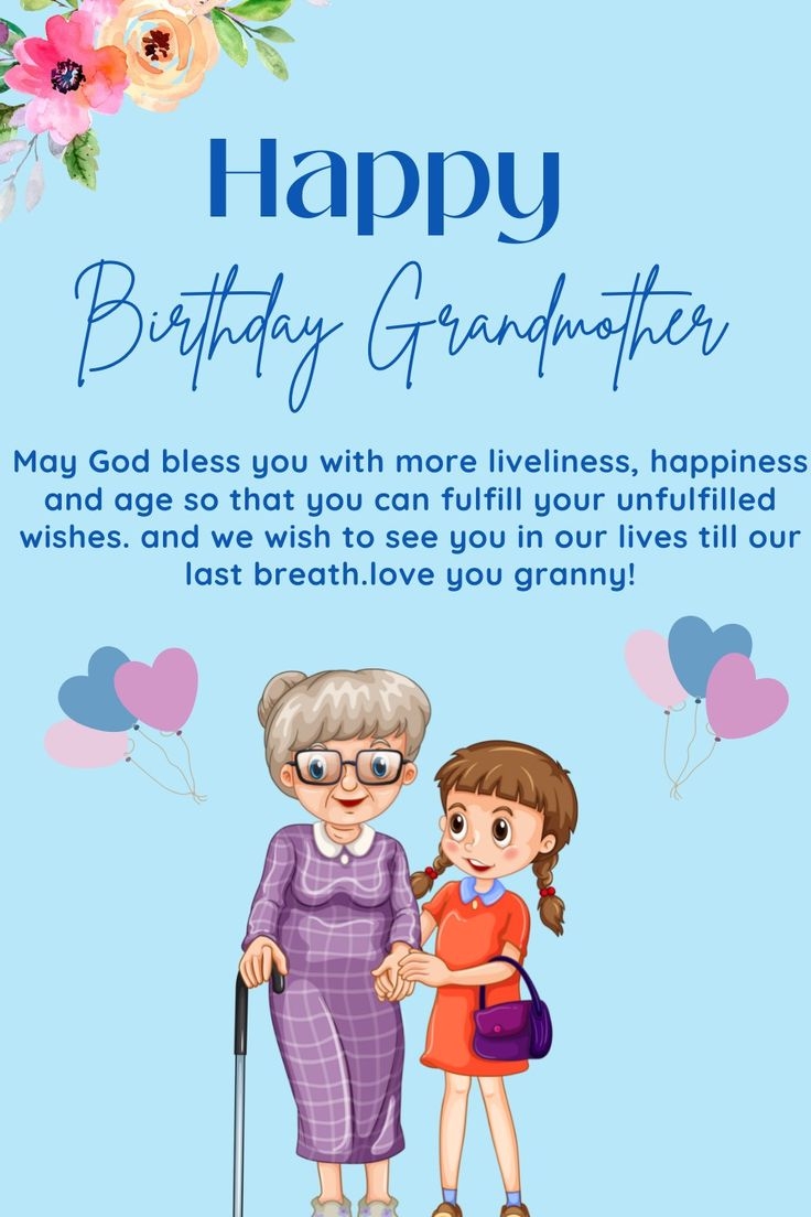100 Birthday Wishes For Grandmother