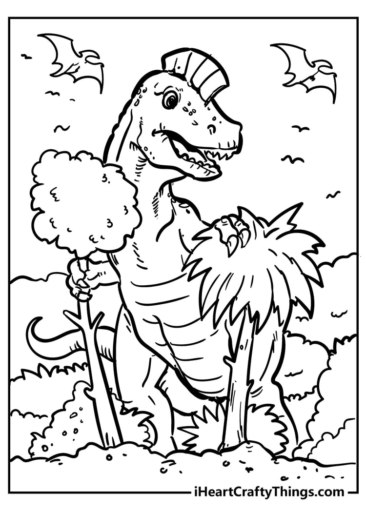 Free Dinosaur Coloring Pages Printable