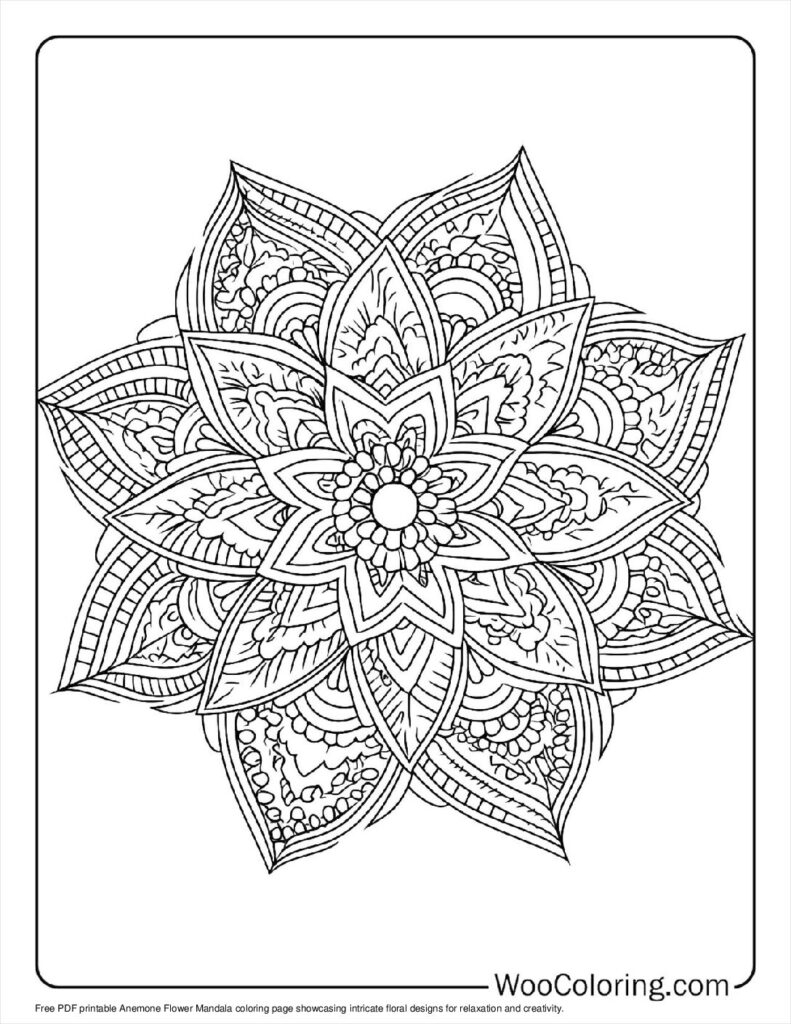mandala flower coloring pages mandala flower coloring pages
