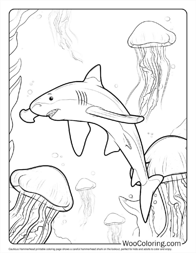 100 Hammerhead Shark Coloring Pages Free PDF To Print Woo Coloring 100 Hammerhead Shark Coloring Pages Free PDF To Print Woo Coloring