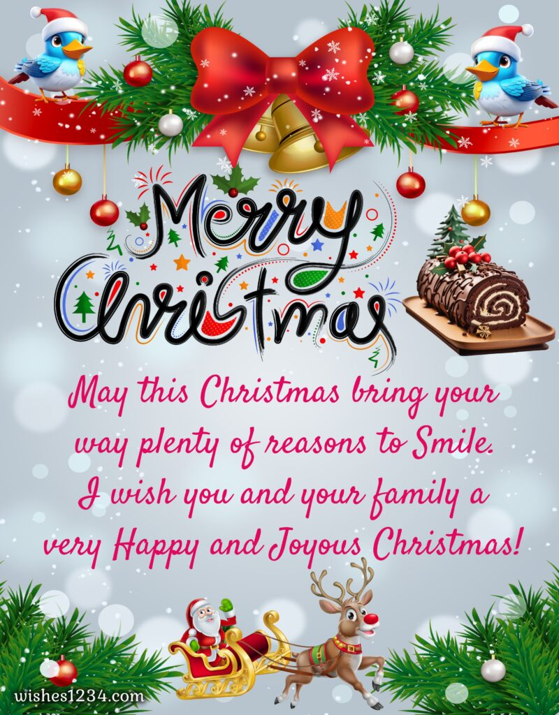 short christmas wishes for family