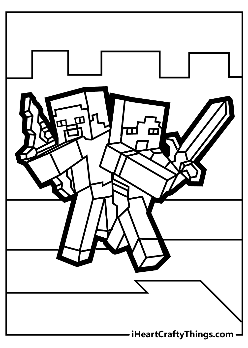 100 Minecraft Coloring Pages For Kids Printable Free PDF 100 Minecraft Coloring Pages For Kids Printable Free PDF