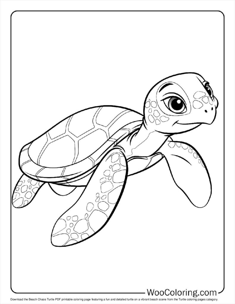 coloring pages of sea turtles