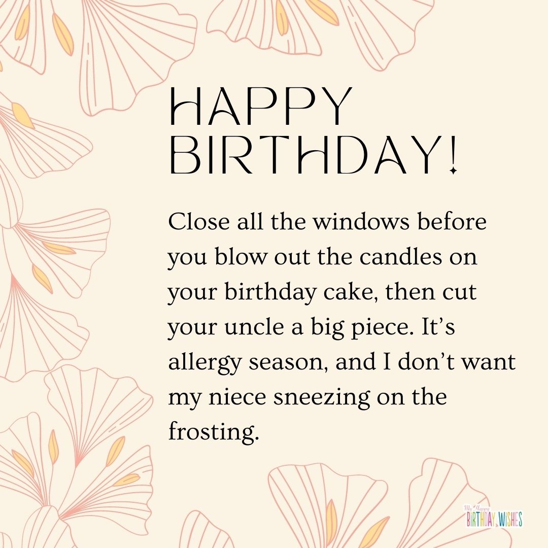 touching birthday wishes for niece