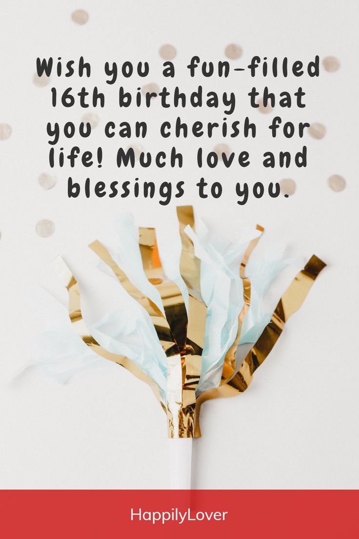 happy sweet 16th birthday wishes
