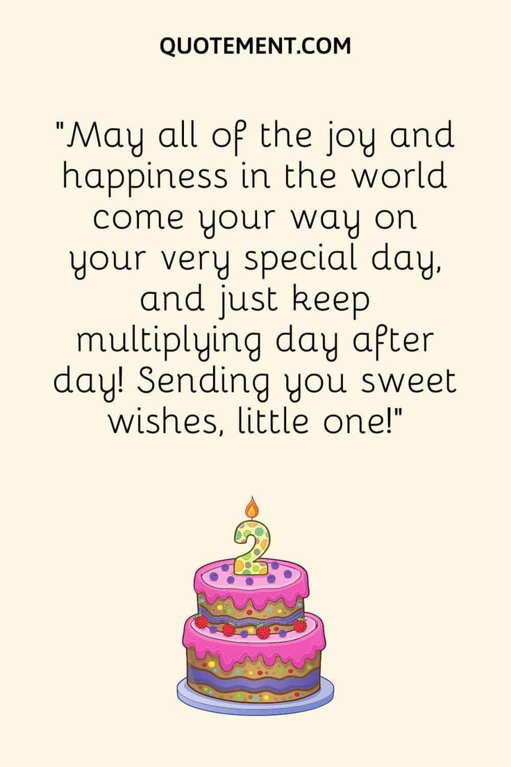 Happy 2nd Birthday Wishes