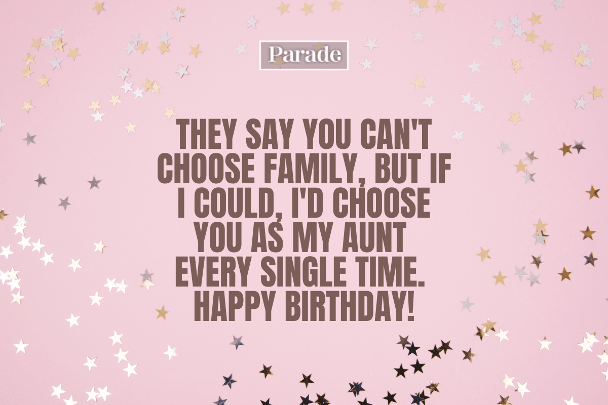 120 Happy Birthday Wishes For Aunts Parade