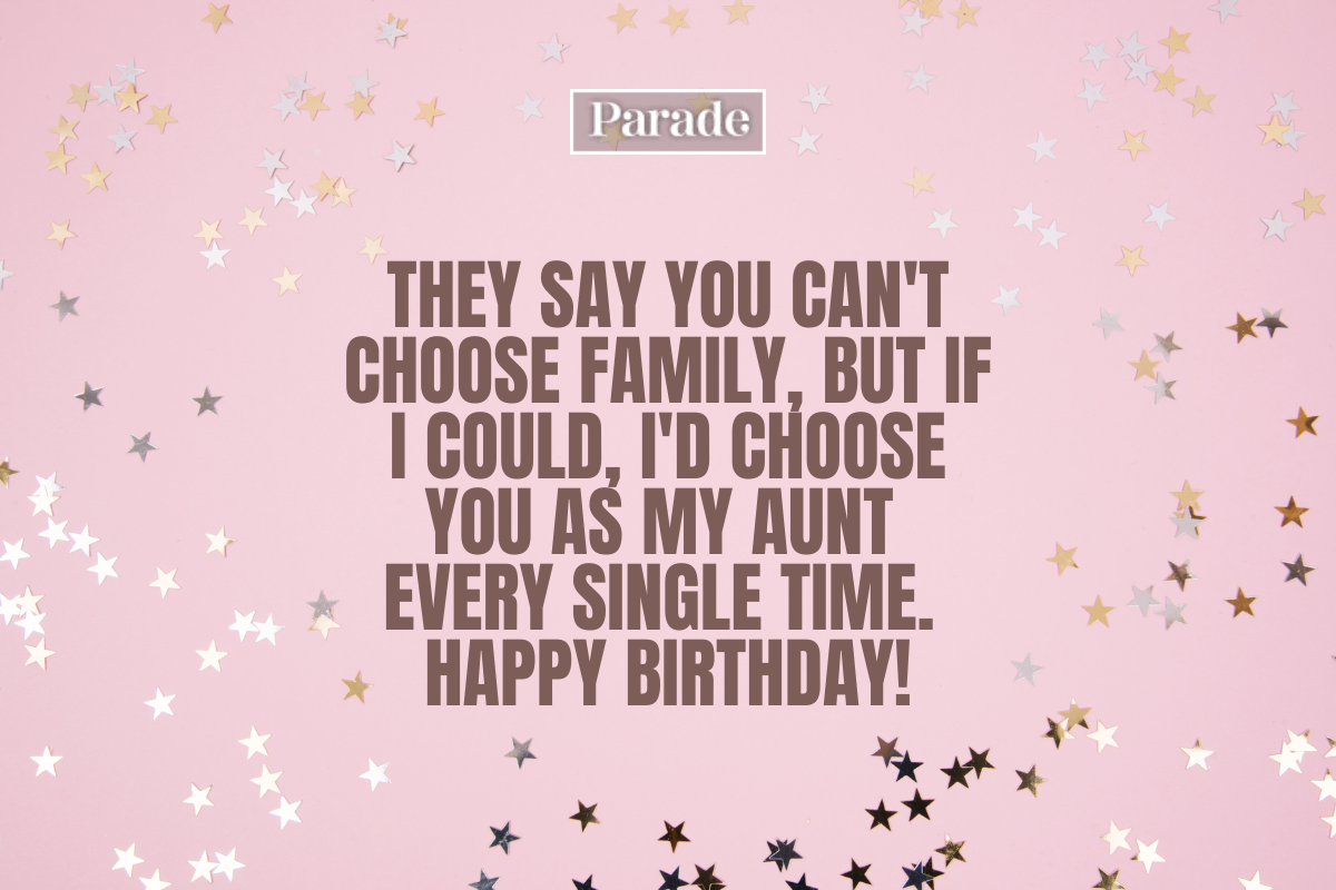 120 Happy Birthday Wishes For Aunts Parade