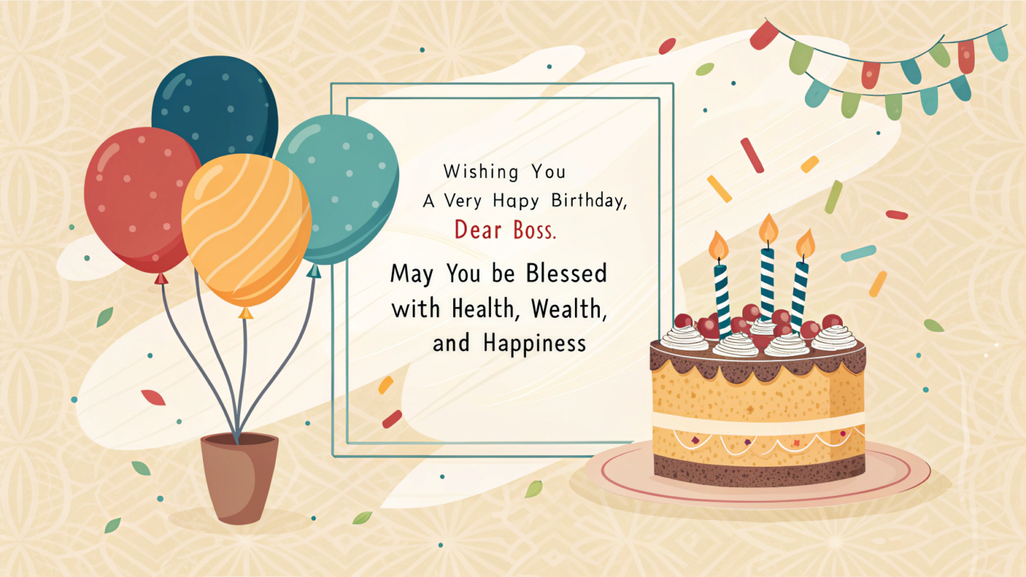 120 Professional And Heartfelt Birthday Wishes With Images For Boss To Show Appreciation PopAi
