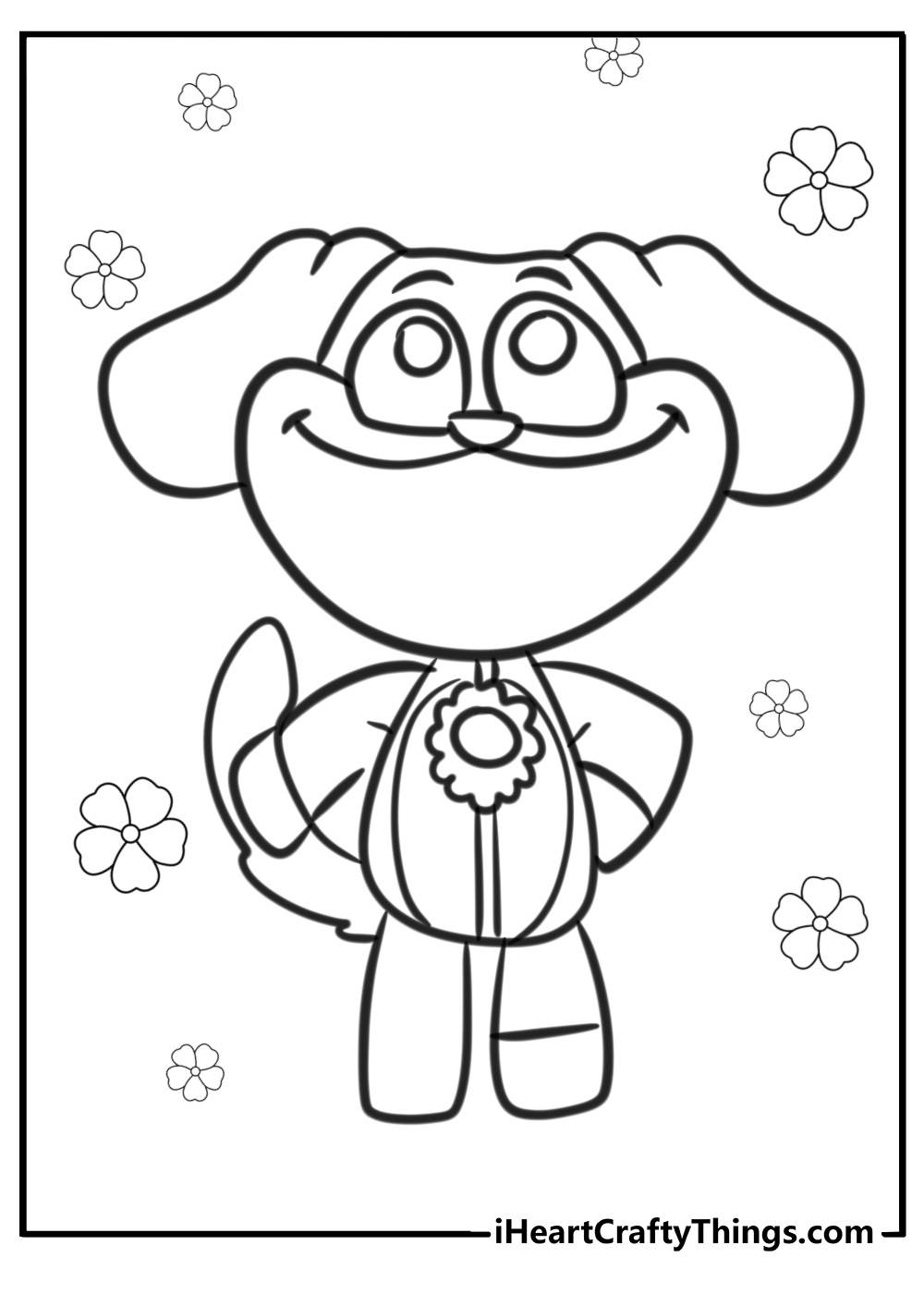 Dog Day Coloring Page