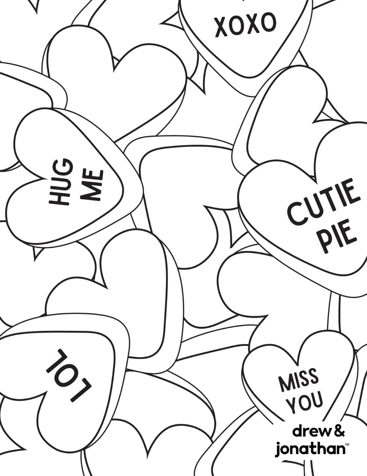 Printable Coloring Pages For Valentine’s Day