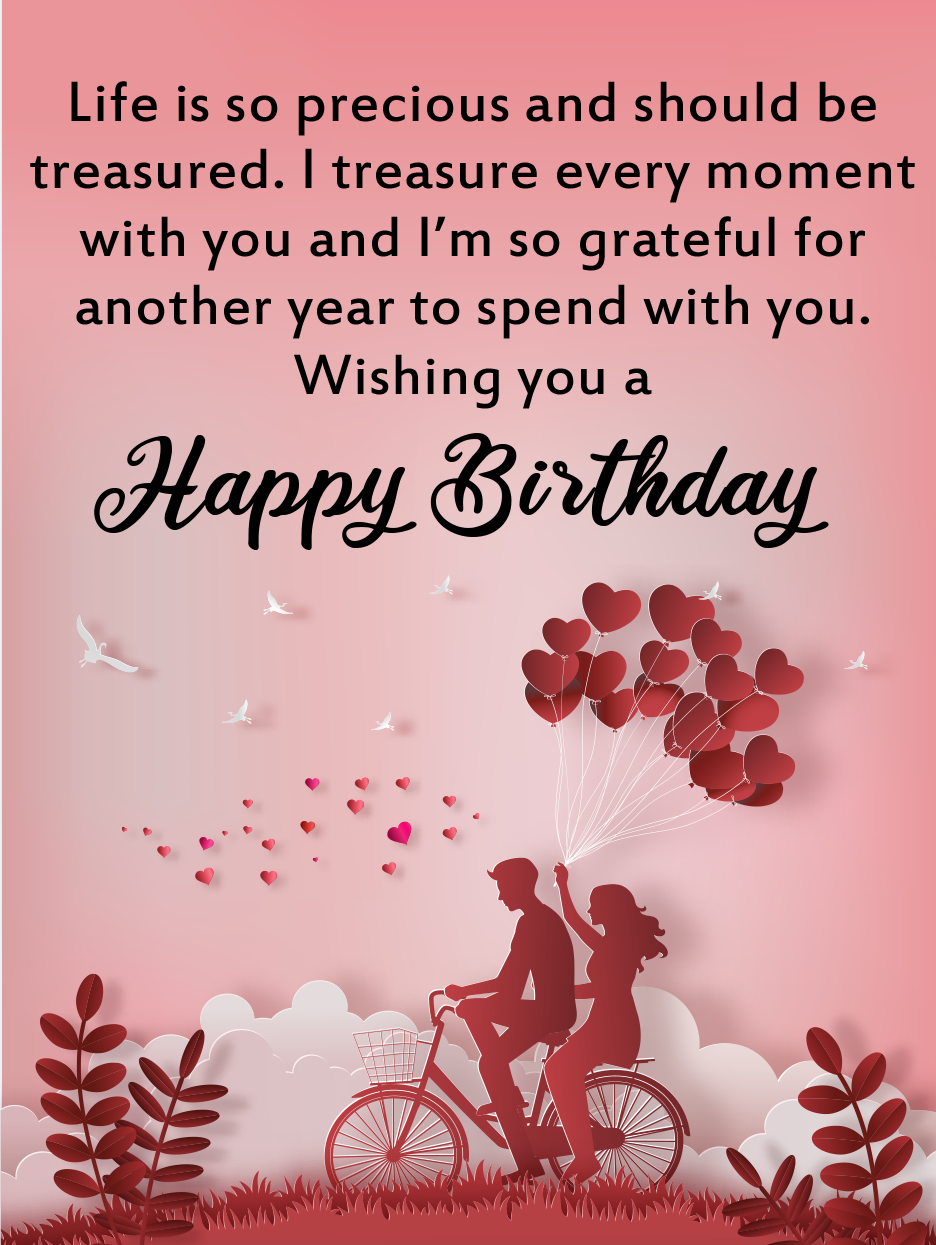 birthday wishes to husband from wife