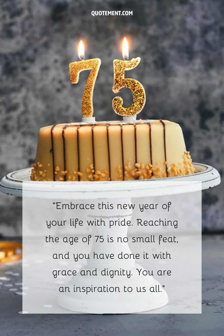 Happy 75th Birthday Wishes
