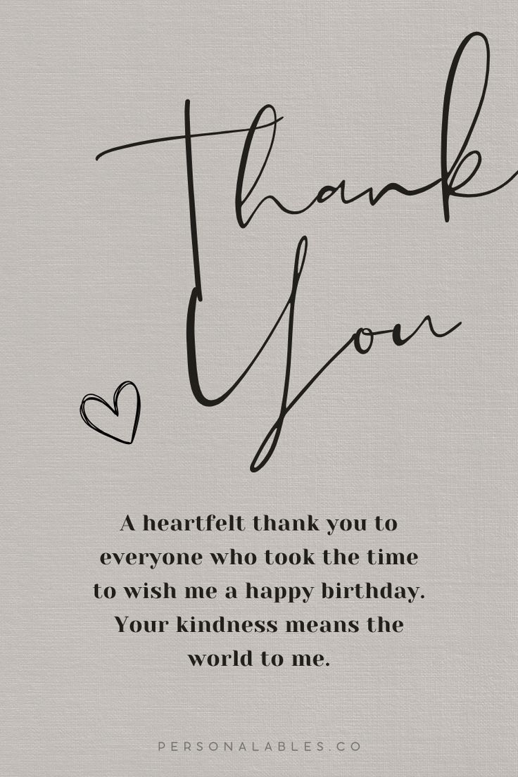 thank you everyone for the birthday wishes quotes