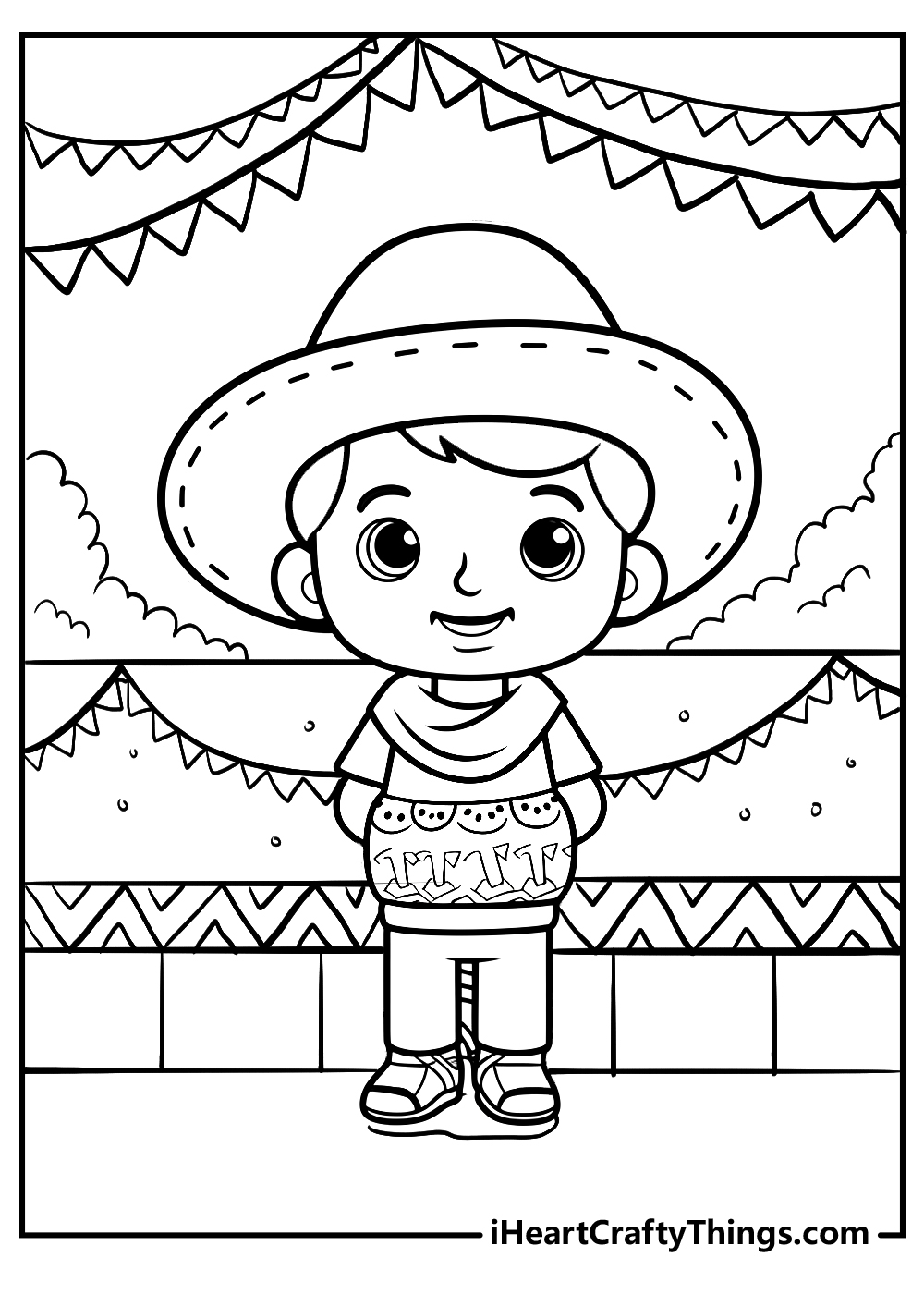 5 de mayo coloring pages