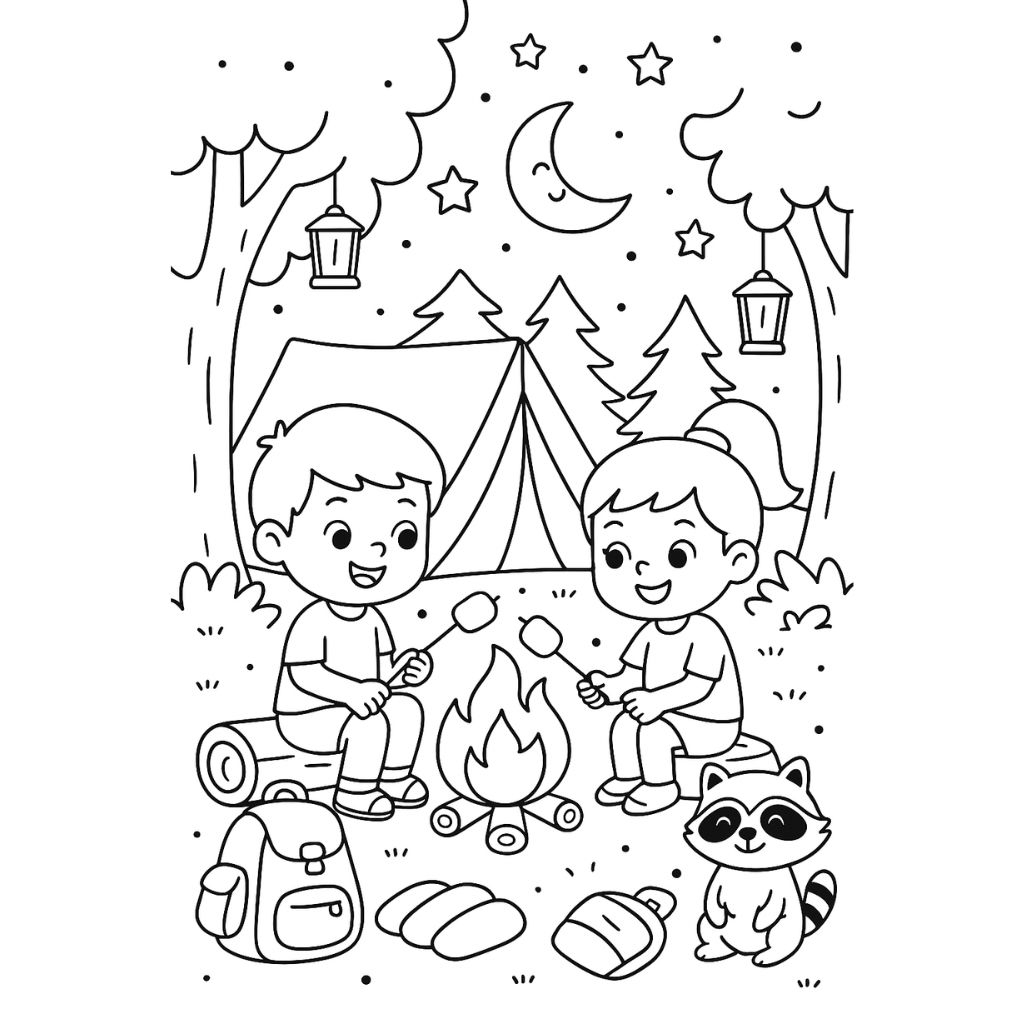 15 Summer Coloring Pages Printable PDF Free Fun For Kids