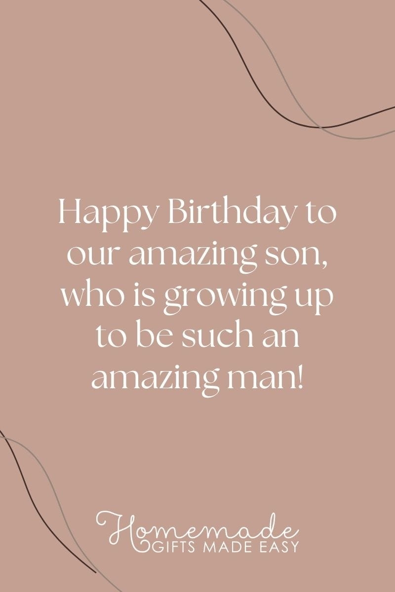 birthday wishes to a great son