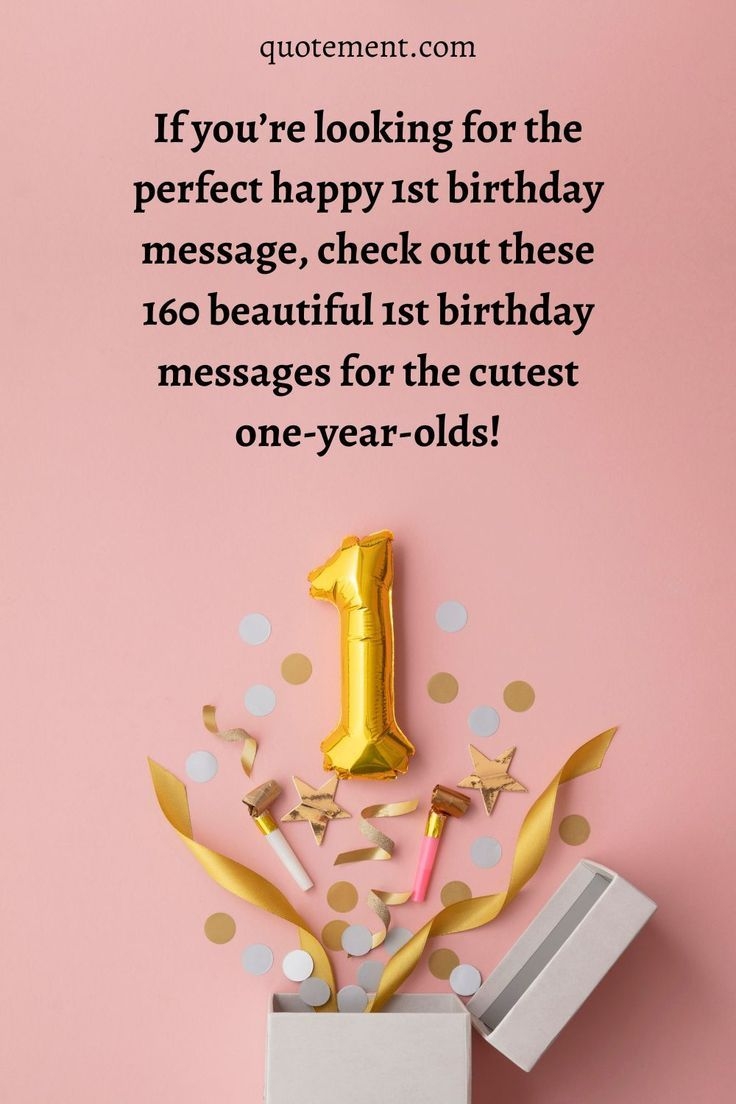1 Year Happy Birthday Wishes