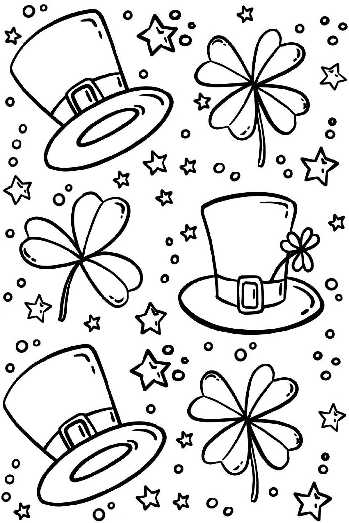 st patrick's day coloring sheets