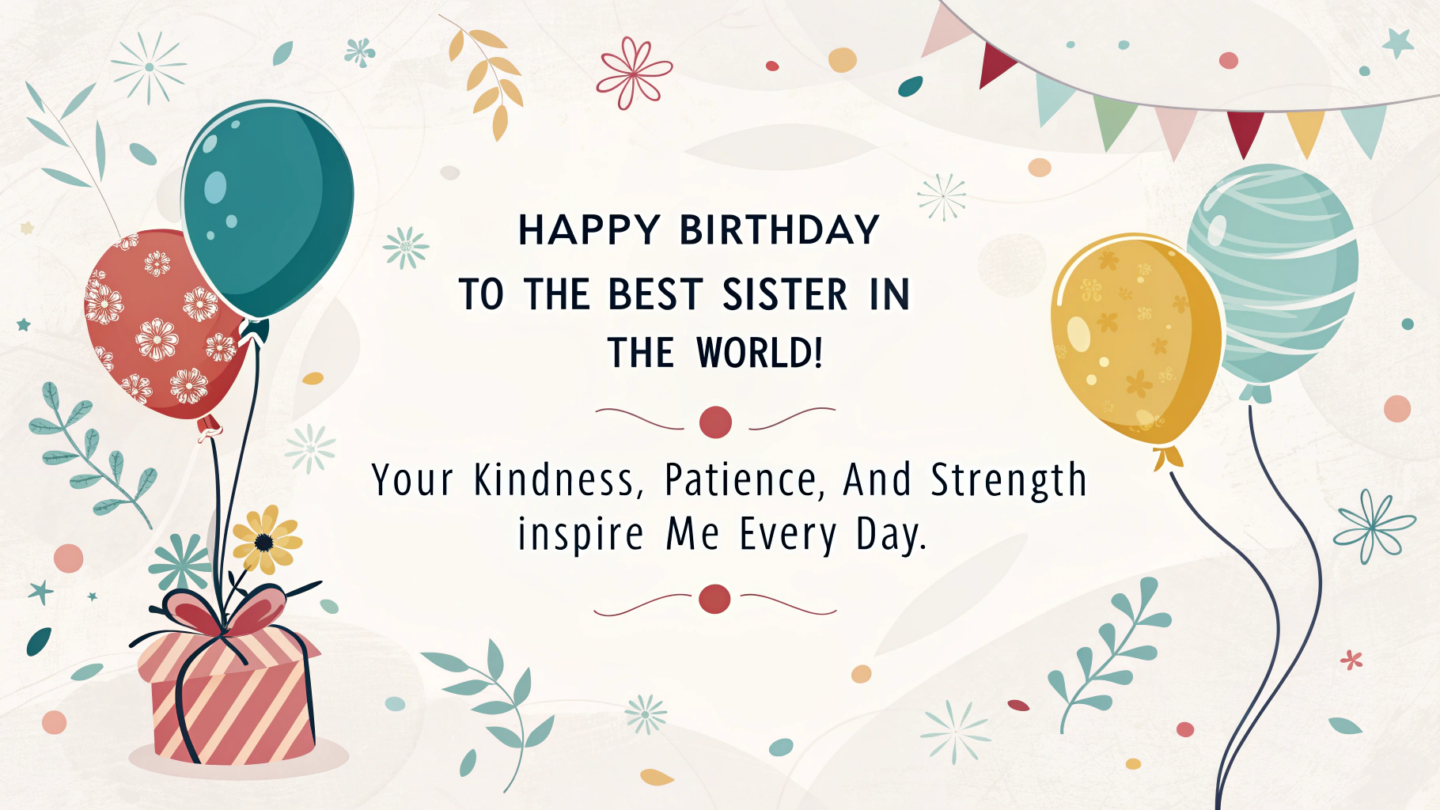 happy birthday wishes to my lovely sister