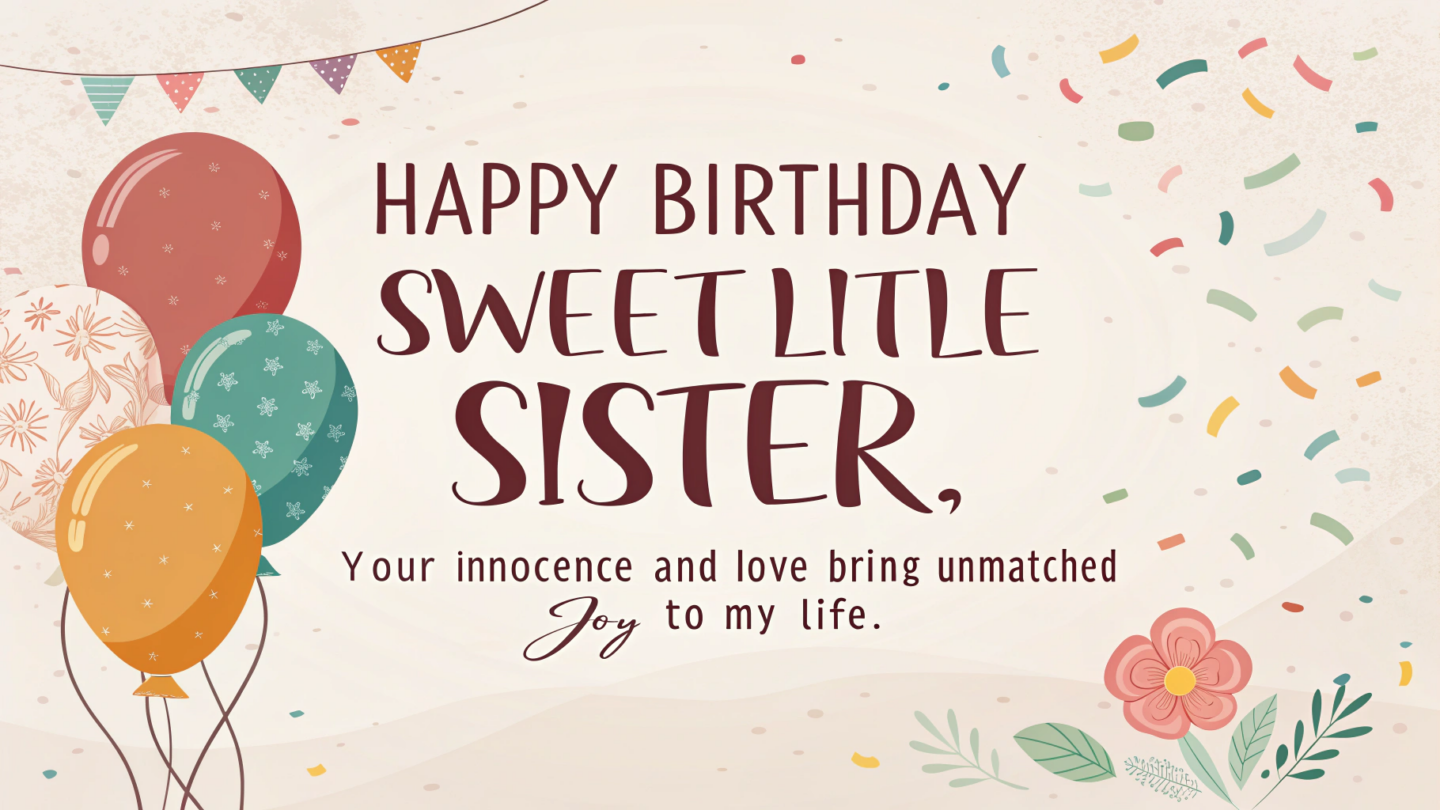 190 Heartwarming Birthday Wishes For Sister To Make Her Feel Special PopAi
