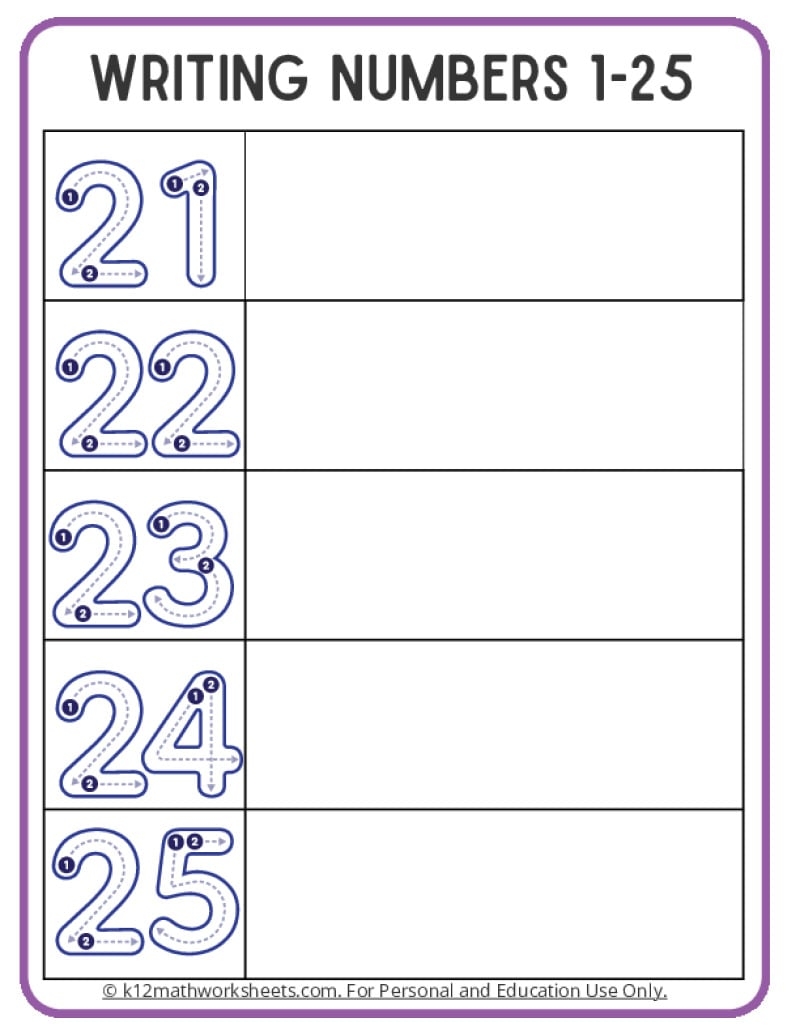 1st Grade Counting Worksheets