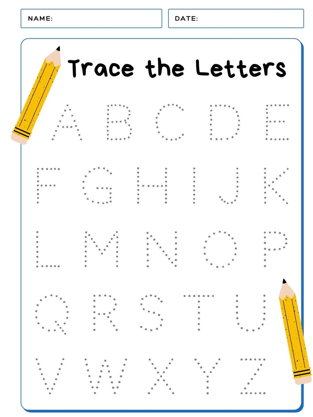 Tracing Worksheets For 2 Year Olds