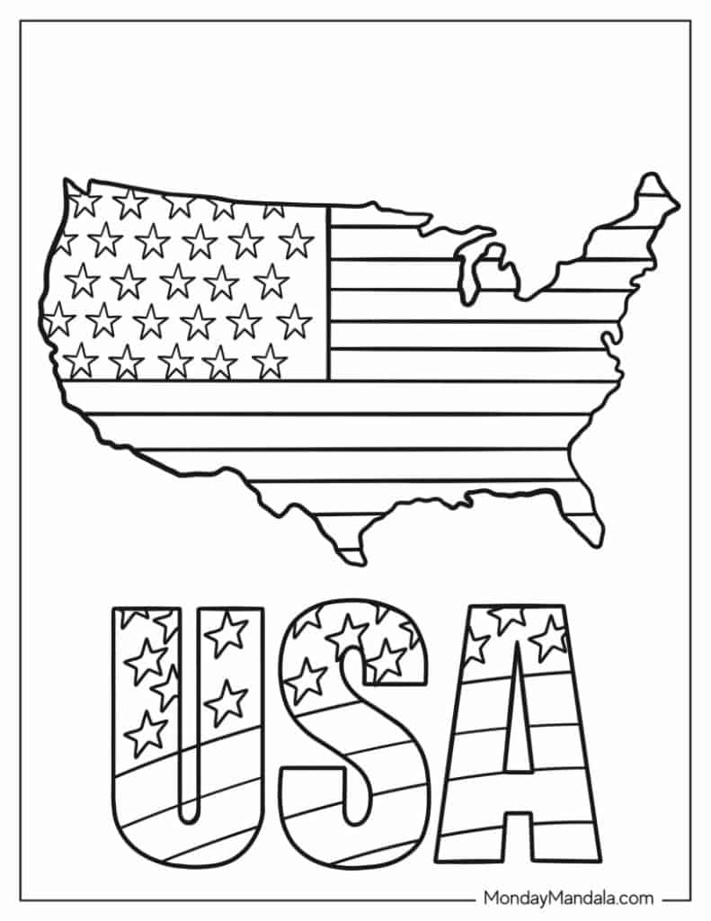 20 American Flag Coloring Pages Free PDF Printables  20 American Flag Coloring Pages Free PDF Printables