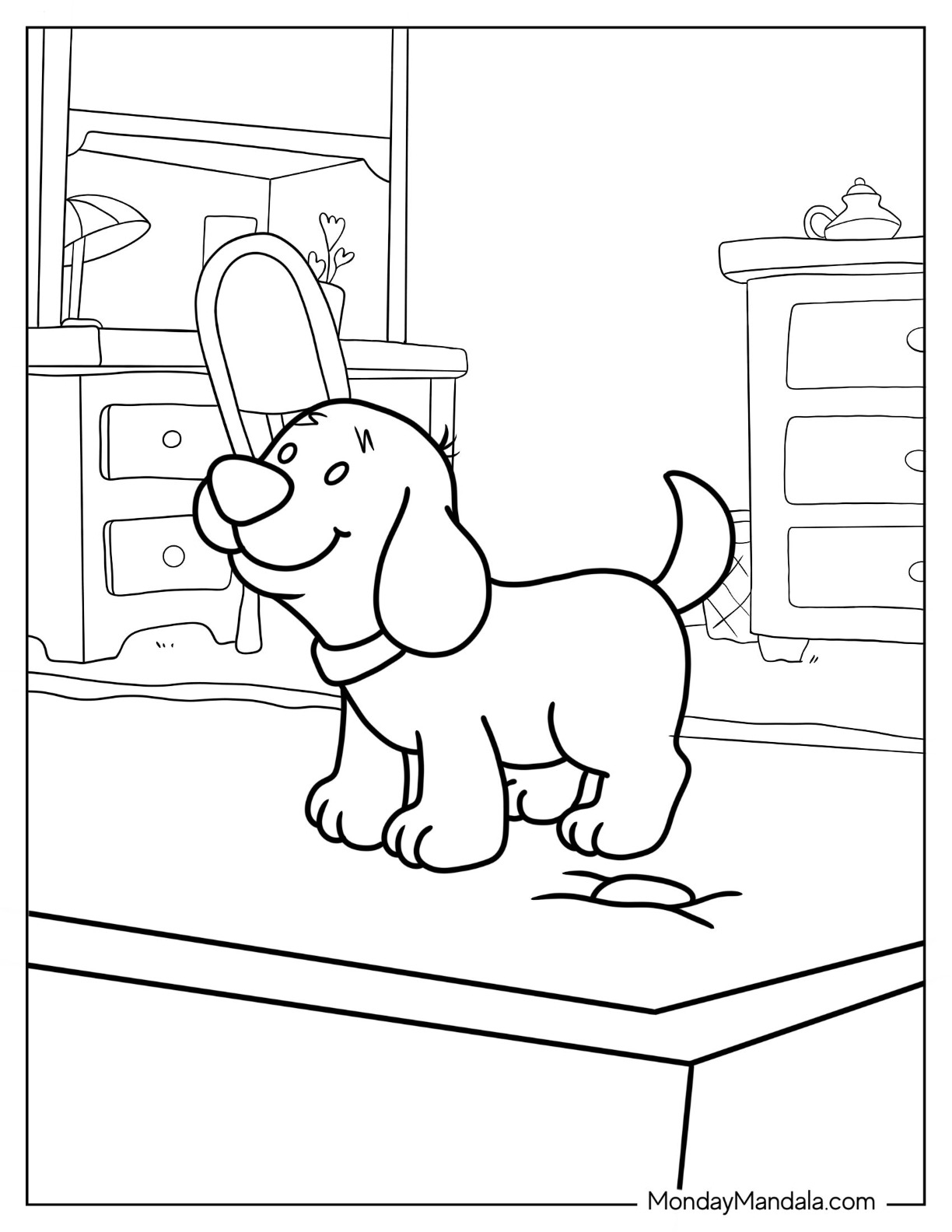 clifford the big red dog coloring pages