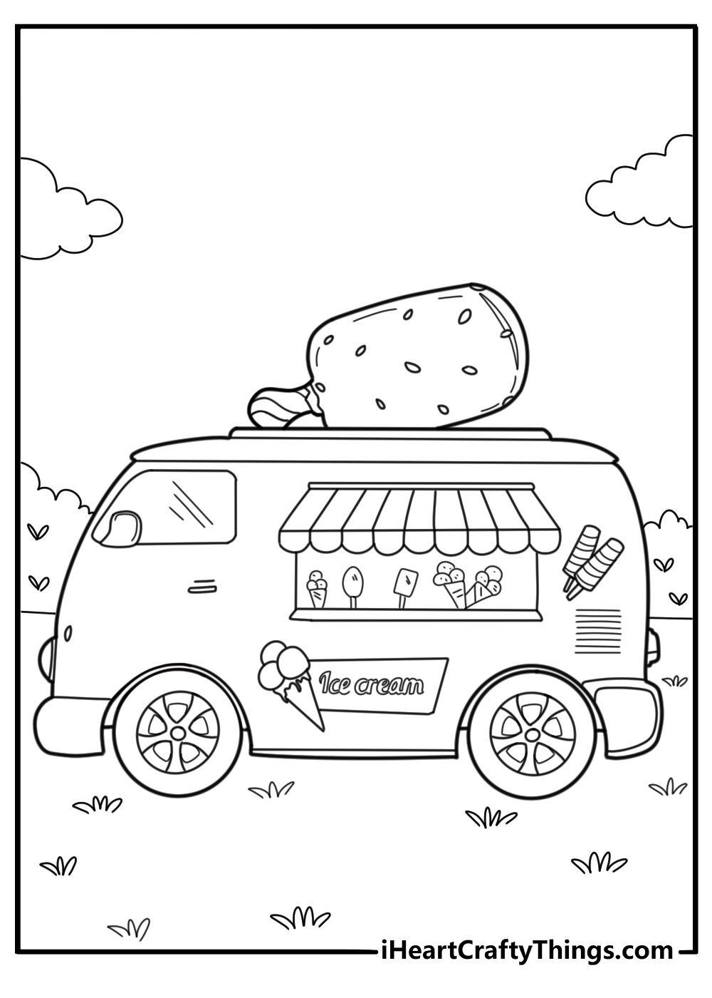 20 Free Ice Cream Truck Coloring Pages For Kids 20 Free Ice Cream Truck Coloring Pages For Kids