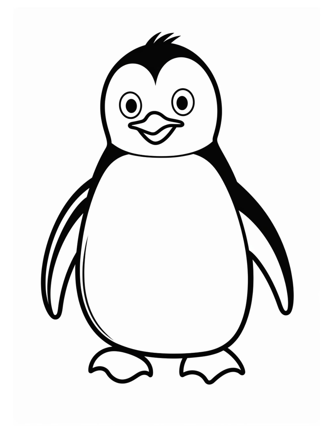 coloring pages of penguins