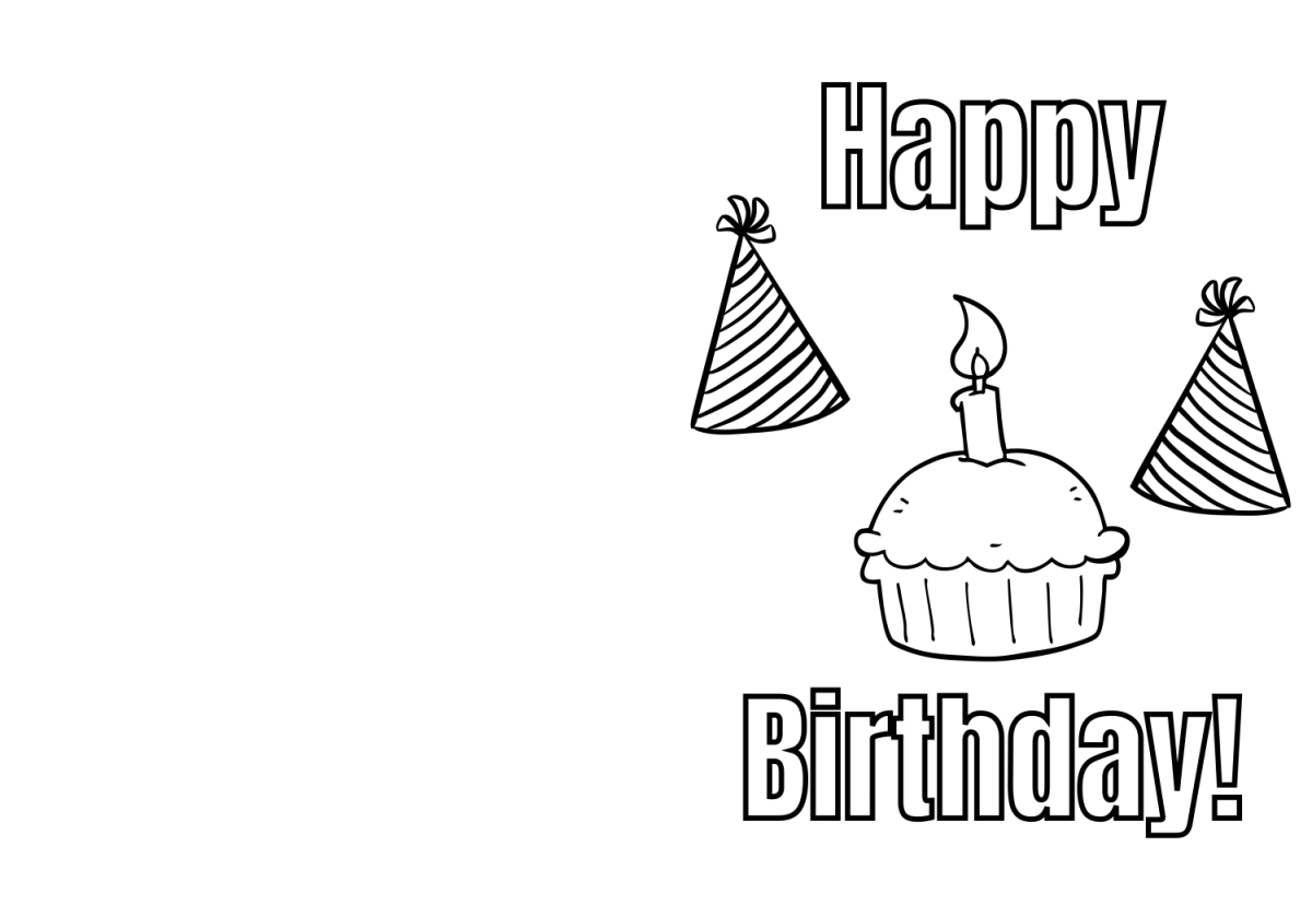 printable coloring birthday cards