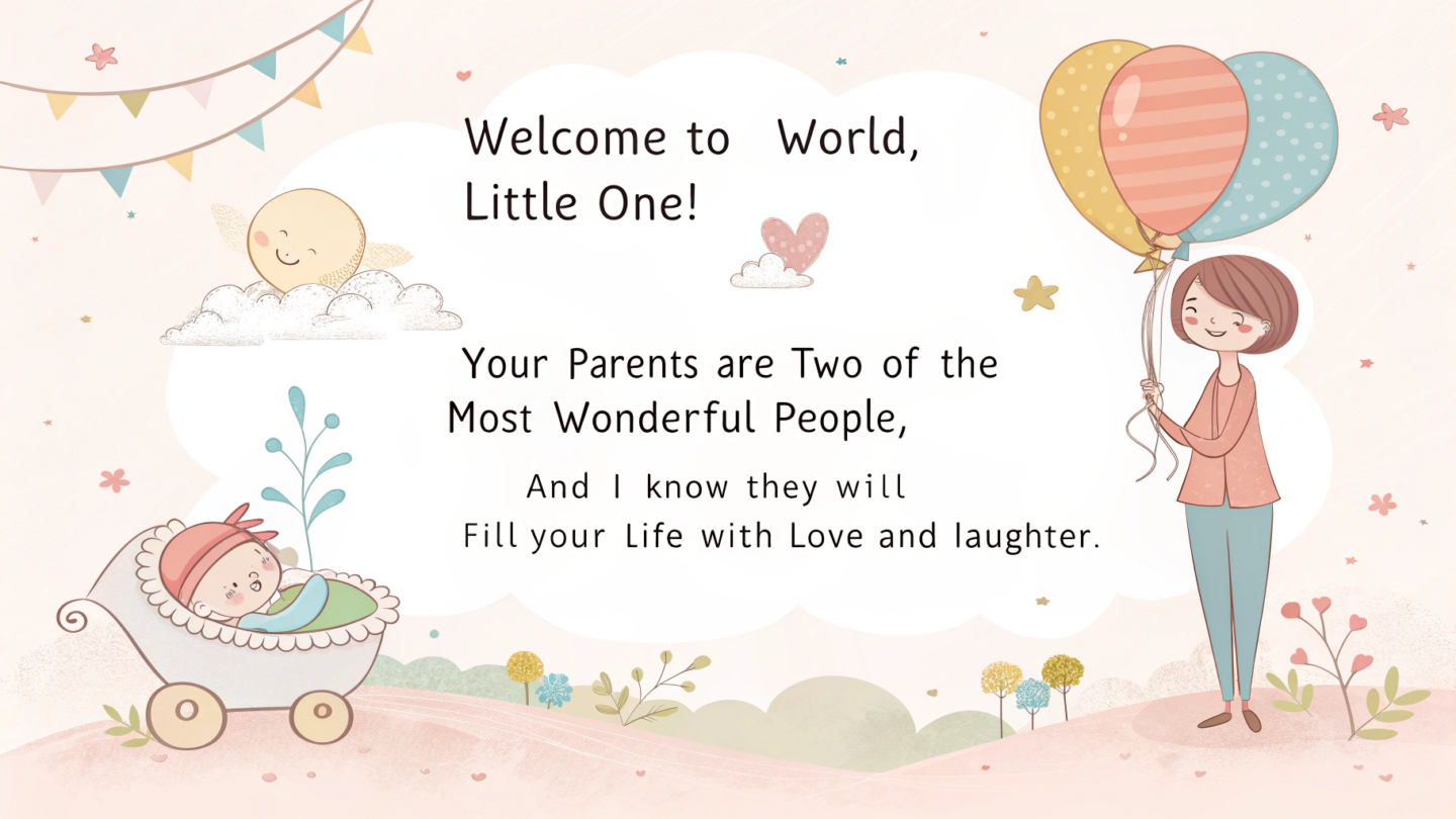 wishes for new born baby girl