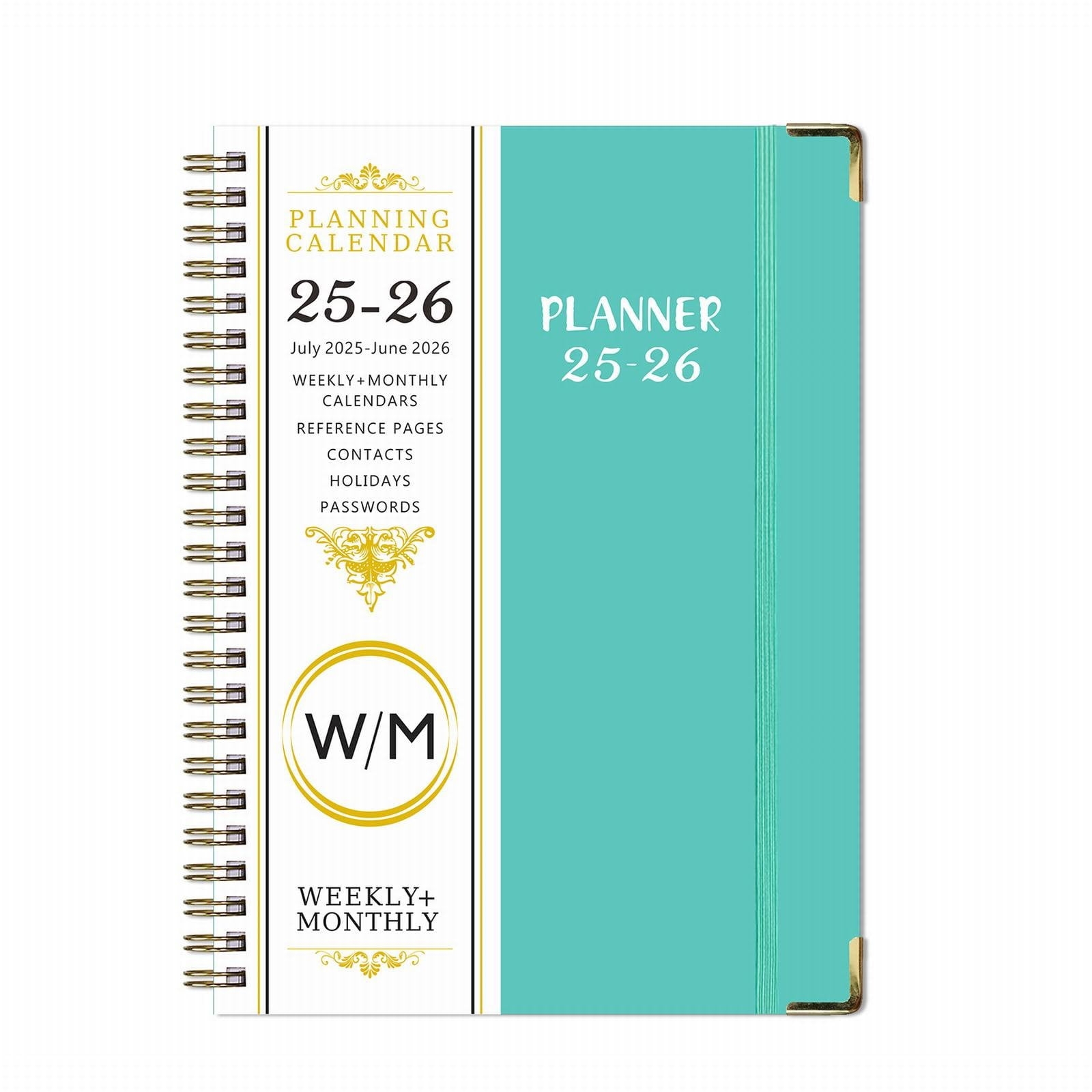 2025 2026 Monthly Planner Weekly And Monthly Calendar Notebook July 2025 June 2026 Hardcover Spiral Bound School Teacher Student Planner Walmart