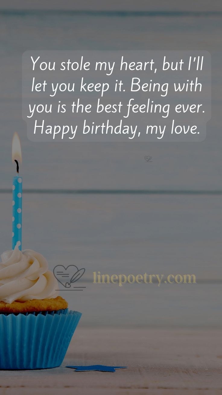 205 Short Birthday Wishes For Boyfriend With Images Linepoetry