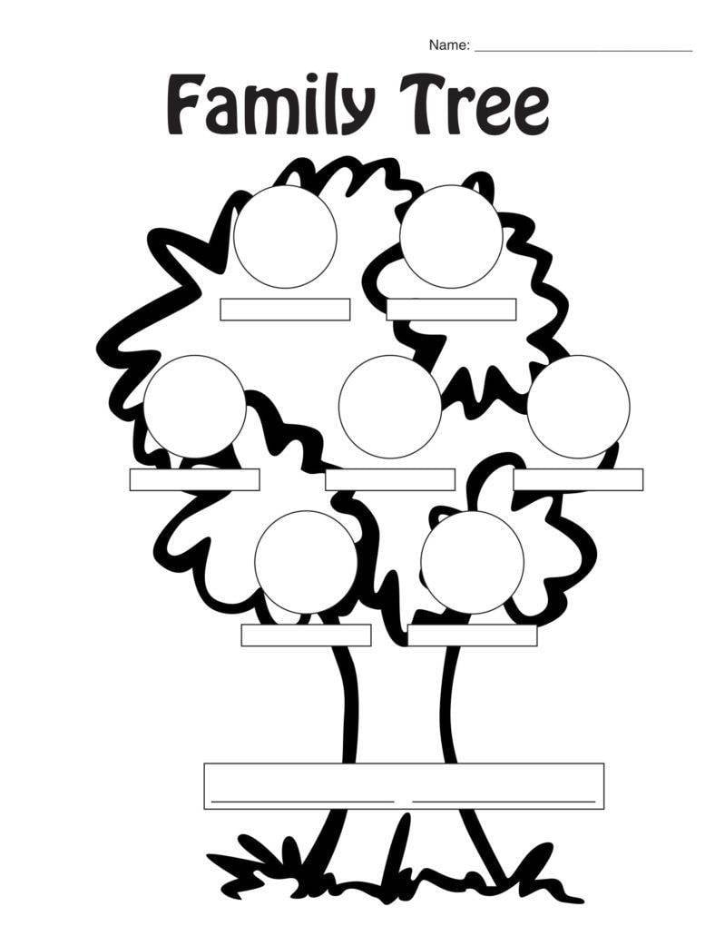 21 Examples Of Family Tree PDF DOC Worksheets Library