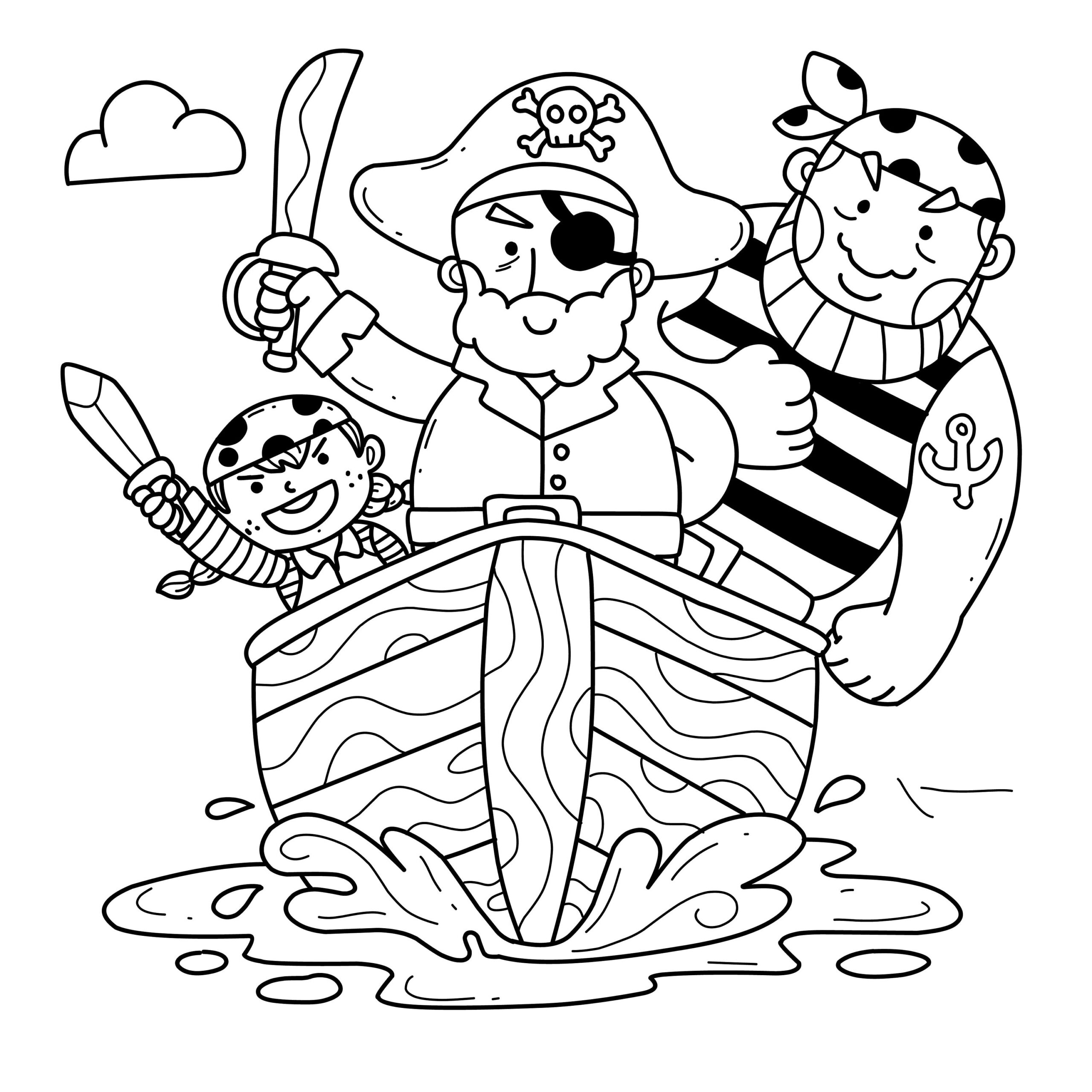 Coloring Pages Of Pirates