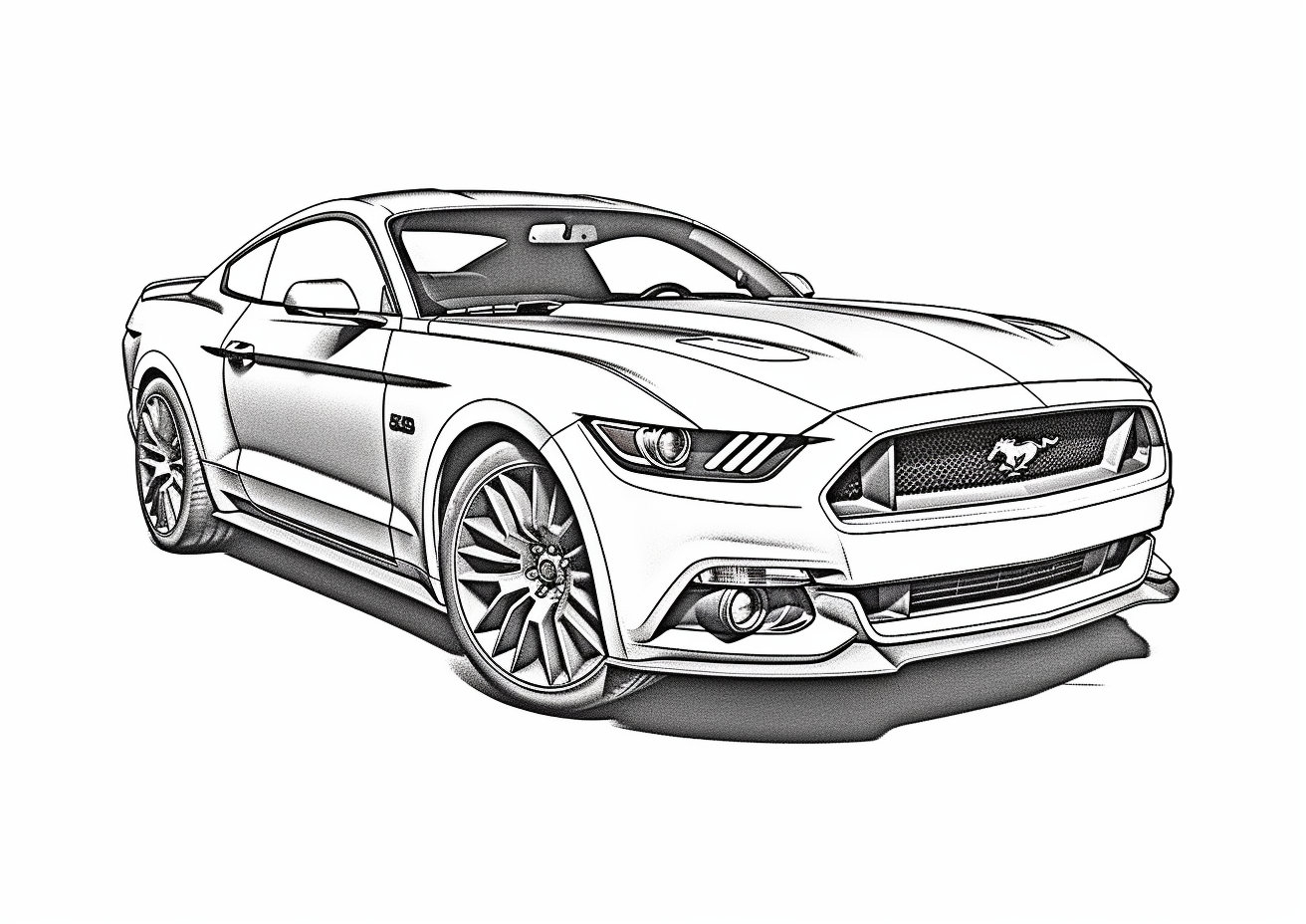 21 Unique Ford Mustang Coloring Pages coloringbook Etsy 21 Unique Ford Mustang Coloring Pages coloringbook Etsy