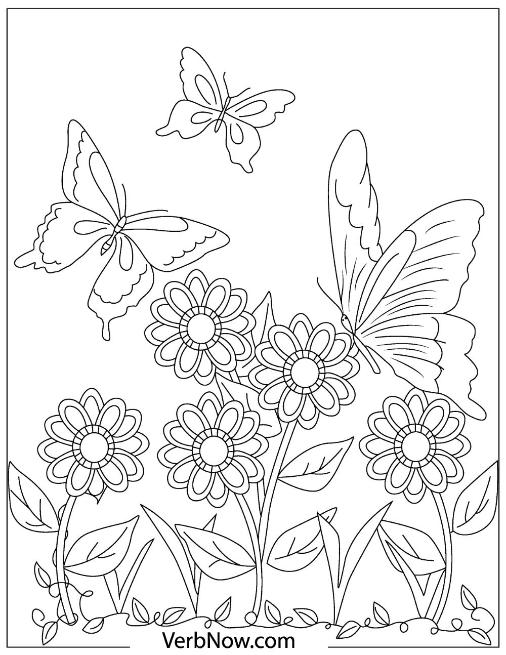 Butterfly Printable Colouring Pages