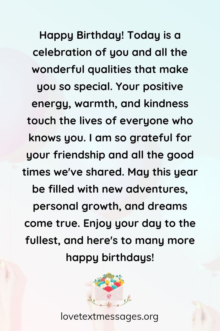 220 Happy Birthday Wishes And Messages For Everyone Love Text Messages