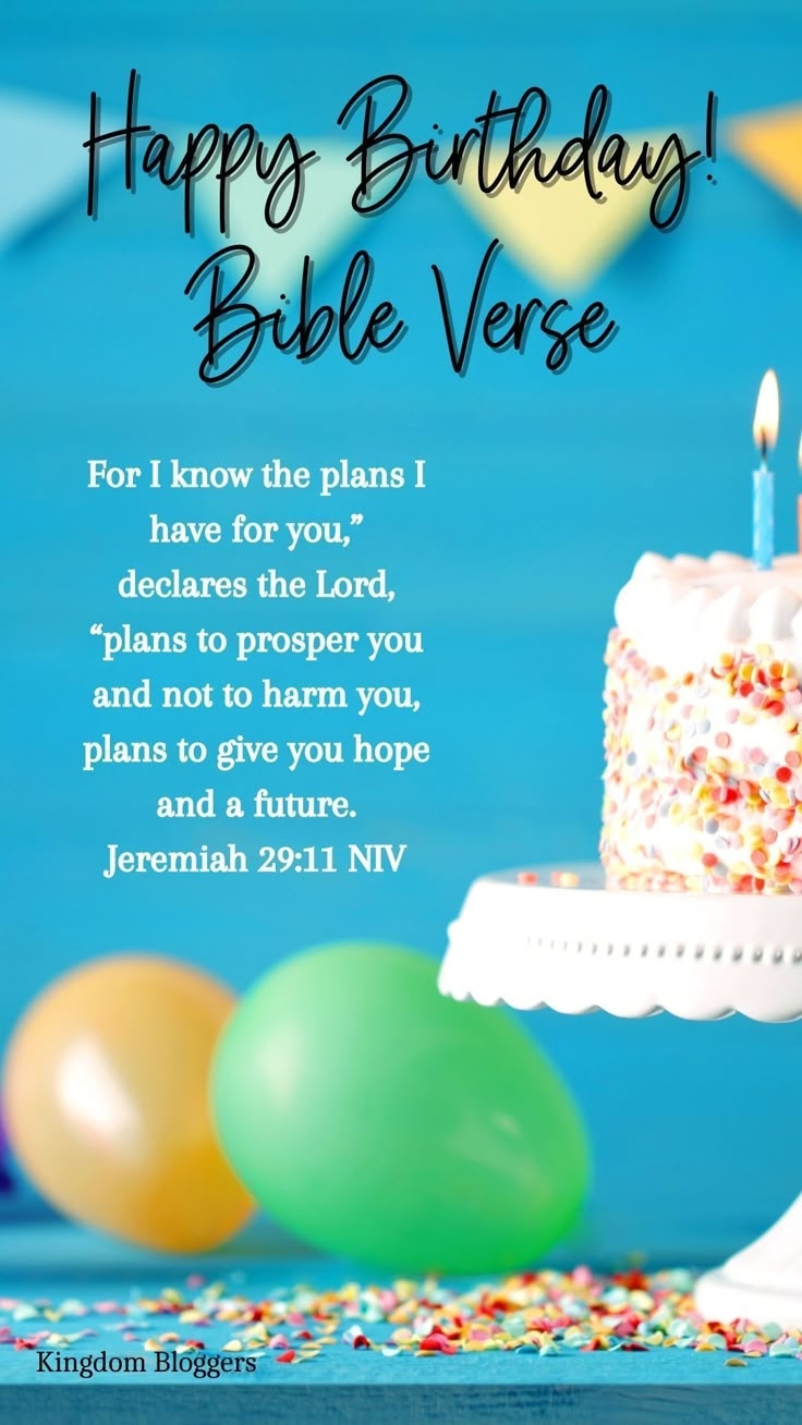 23 Bible Verses For Birthday Blessings