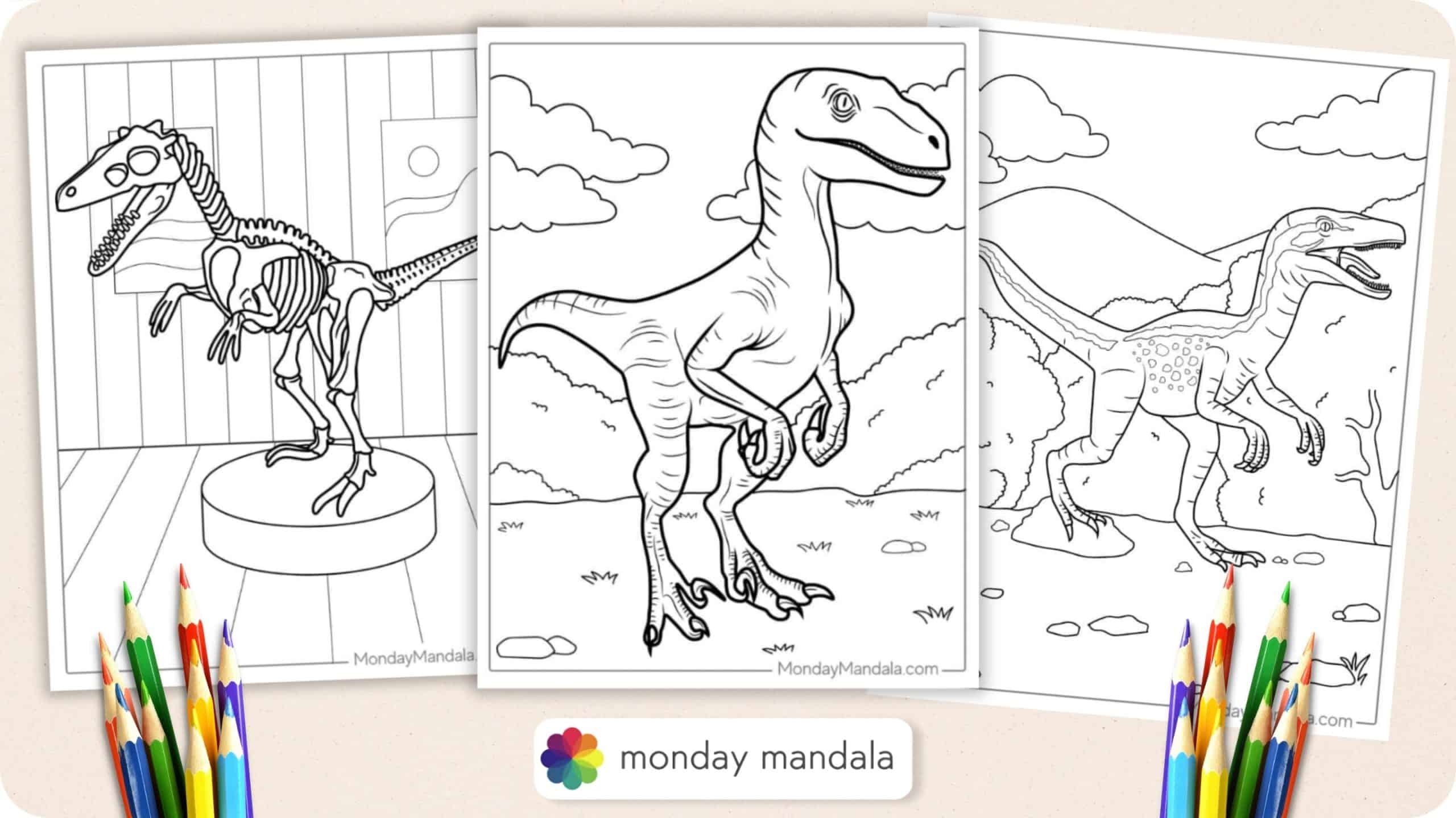24 Velociraptor Coloring Pages Free PDF Printables 24 Velociraptor Coloring Pages Free PDF Printables