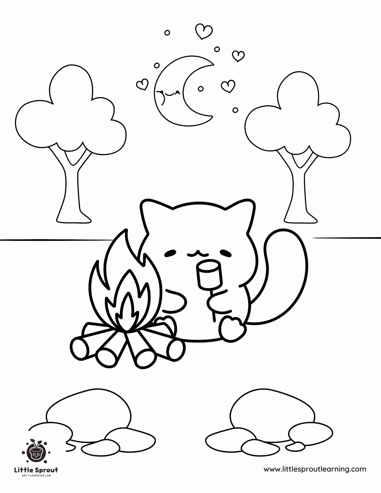 25 Free Cat Coloring Pages For Kids Little Sprout Art Learning Lab