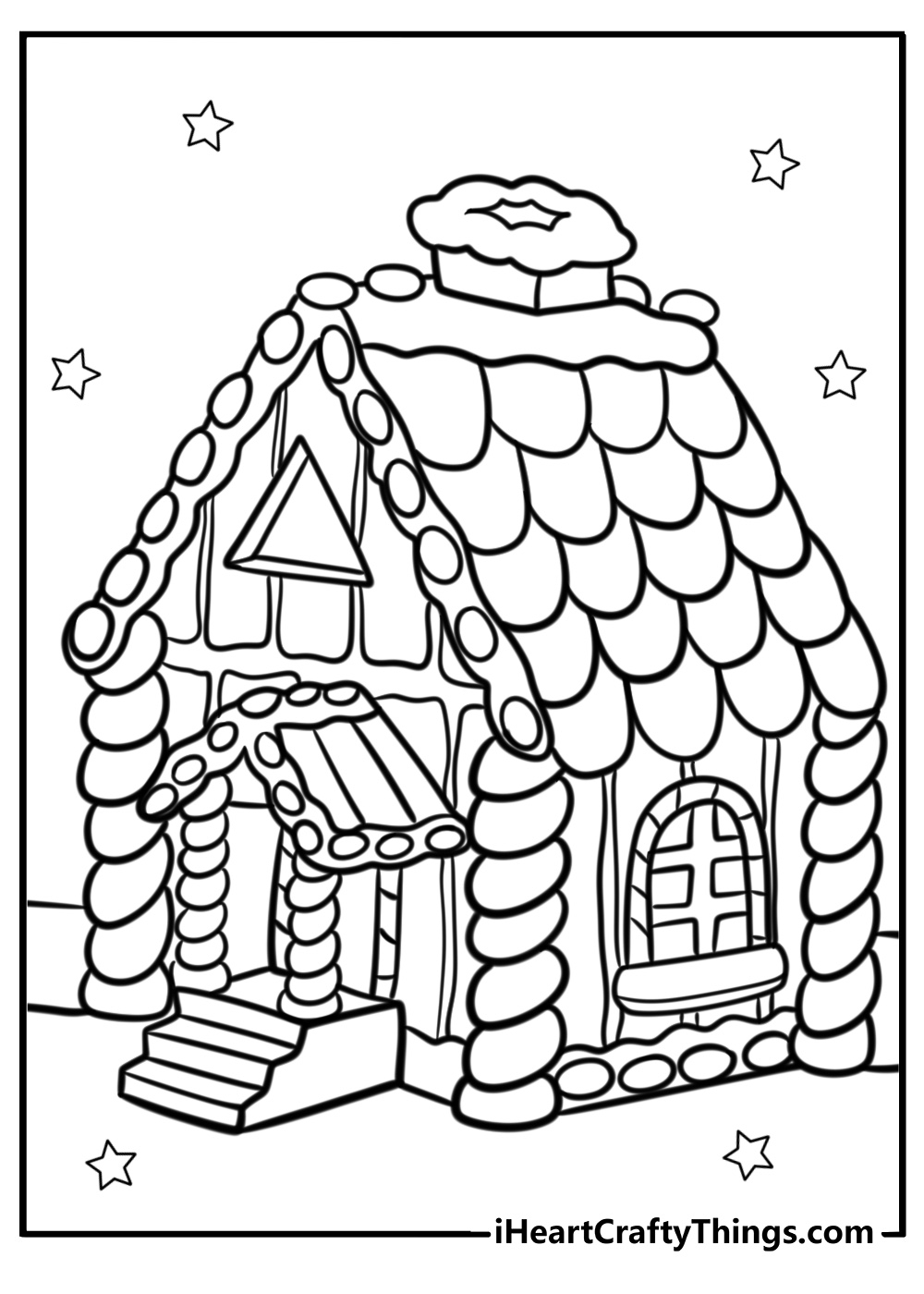 25 Gingerbread House Coloring Pages Free Printable PDF 25 Gingerbread House Coloring Pages Free Printable PDF