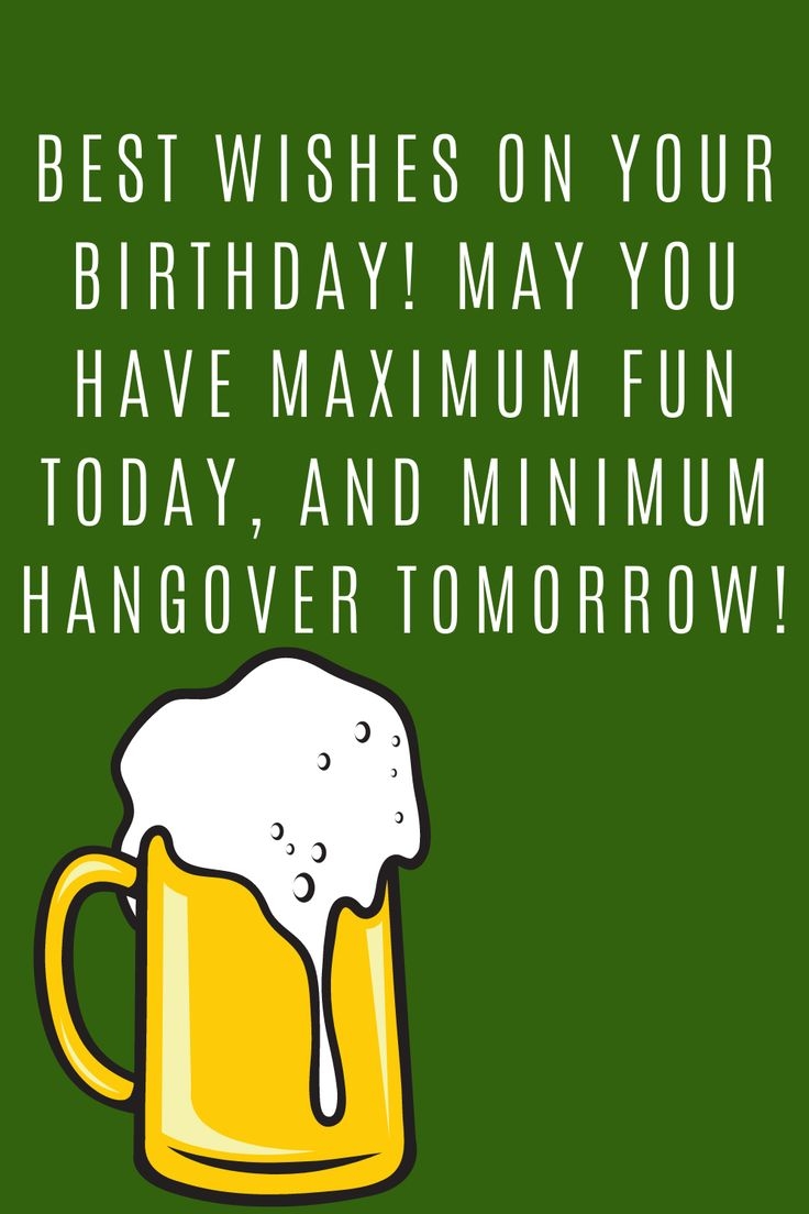 humorous birthday wishes for men