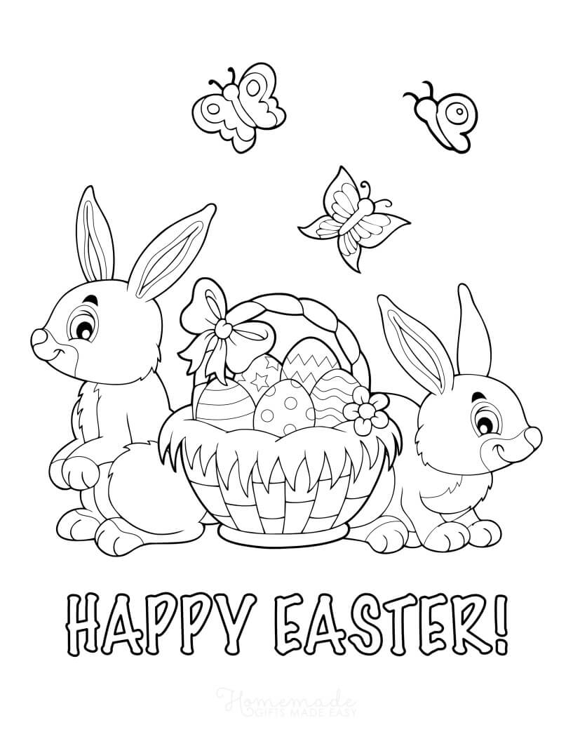 25 Printable Adult Easter Coloring Pages Happier Human